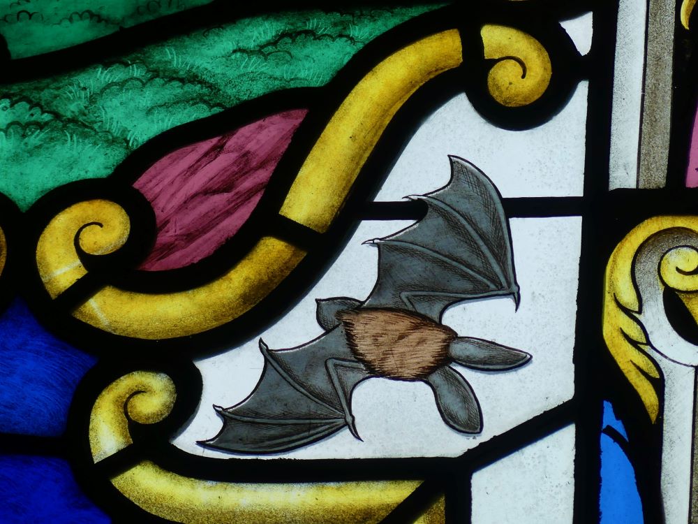Netherseal Church Stained Glass Bat