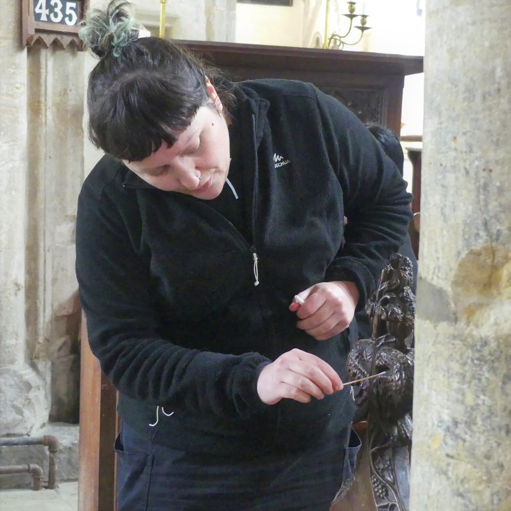 Image of cleaning a church interior