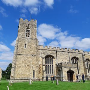 Exterior of Willington church, Bedfordshire